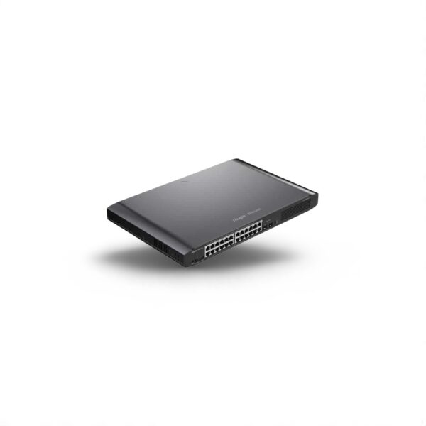 מתג סוויץ Ruijie RG-ES226GC-P 24 Port POE 370W +2SFP Reyeeמתגים וסוויצי'יםנינגה תקשורת והנדסה בע"מ