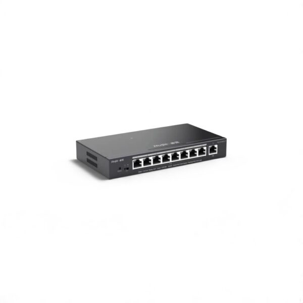 מתג PoE מנוהל בענן עם 8 יציאות מבית Ruijie Networks | דגם RG-ES209GC-P-מתגים וסוויצי'ים-נינג'ה פתרונות תקשורת