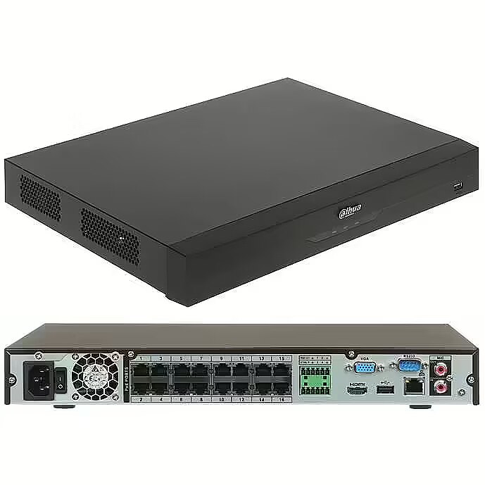 מערכת הקלטה NVR Dahua 16CH NVR4216-16P-EI WizSense PoE-מערכת הקלטה NVR-נינגה תקשורת והנדסה בע"מ
