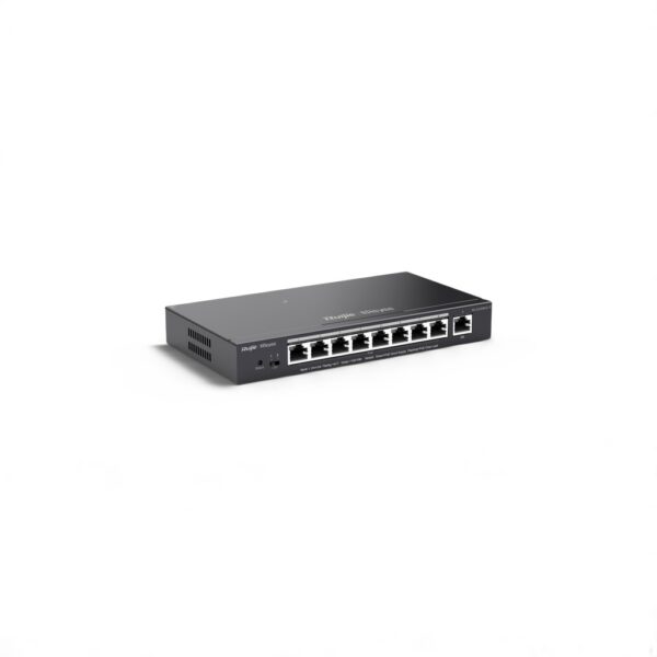 מתג שולחני 10 יציאות PoE + ניהול בענן Ruijie Networks RG-ES210GC-LPמתגים וסוויצי'יםנינגה תקשורת והנדסה בע"מ