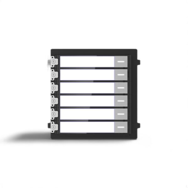 מודול לחצנים Hikvision  אפשר לקשר כל לחצן ל-6 תחנות פנימיות DS-KD-KKאינטרקוםנינגה תקשורת והנדסה בע"מ