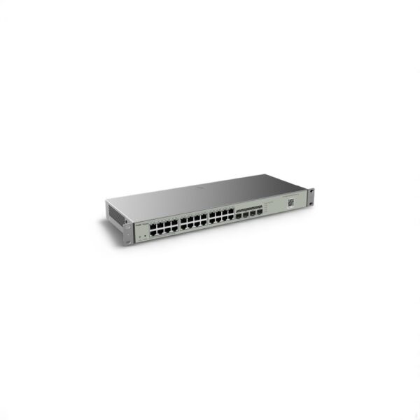 מתג מנוהל 24 יציאות עם 4 חיבורי SFP מבית Ruijie Networks | דגם RG-NB3100-24GT4SFP-P-מתגים וסוויצי'ים-נינגה תקשורת והנדסה בע"מ