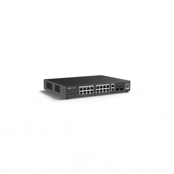 מתג PoE חכם מנוהל בענן עם 20 יציאות RG-ES220GS-P ג'יגה-ביט ruijieמתגים וסוויצי'יםנינגה תקשורת והנדסה בע"מ