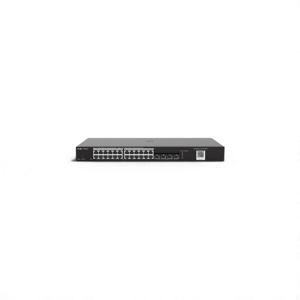 מתג מנוהל 24 יציאות PoE עם תמיכה ב-4 יציאות SFP והספק 370W מבית Ruijie Networks, דגם RG-NB3100-24GT4SFP-P-מתגים וסוויצי'ים-נינגה תקשורת והנדסה בע"מ