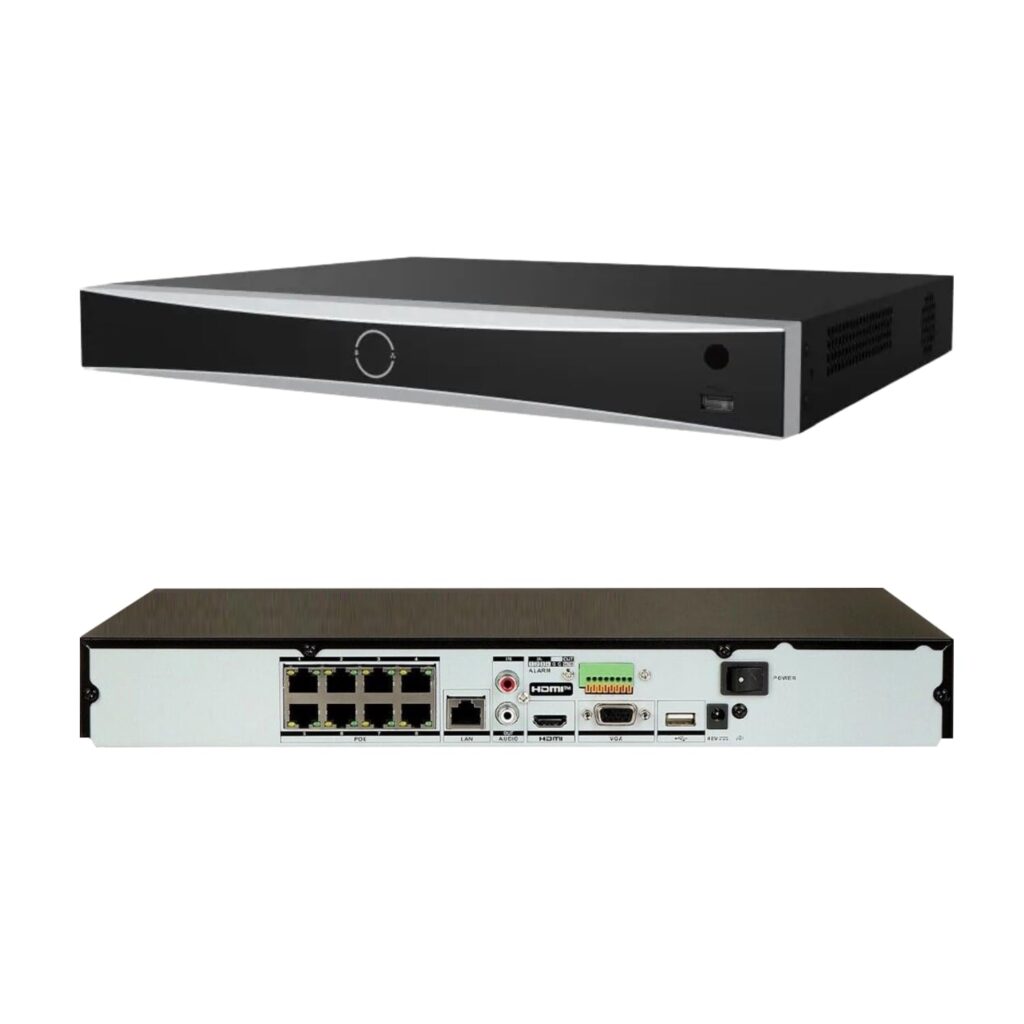 מערכת  הקלטה NVR Hikvision 8CH Poe DS-7608NXI-K2/8P  PoE X 8 דיסק 1 טרה-מערכת הקלטה NVR-נינגה תקשורת והנדסה בע"מ