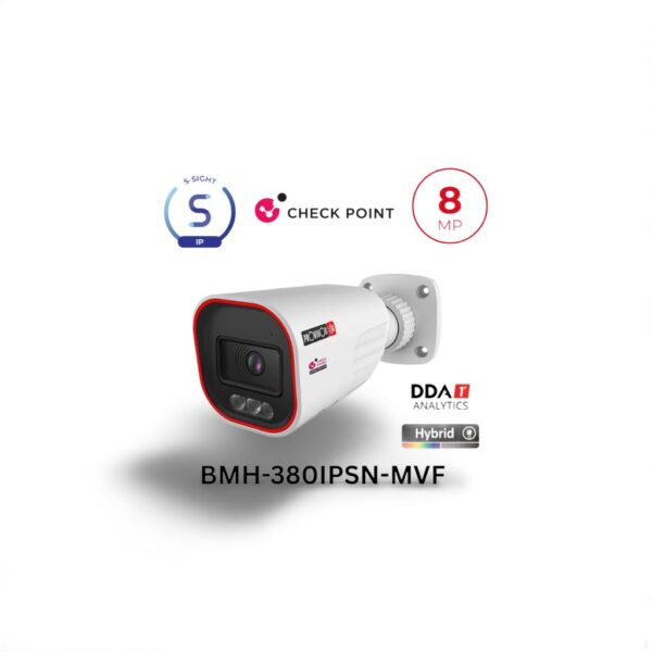 BMH-380IPSN-MVF מצלמת Bullet עם עדשת MVF של 8MP, LED 2.8-12mm DDA1-מצלמות אבטחה-נינגה פתרונות תקשורת