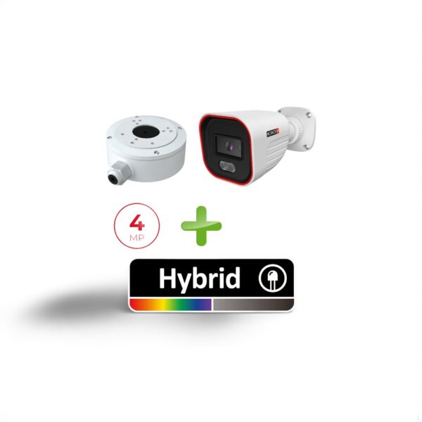 מצלמת אינטרנט IP מקצועית 4 מגה-פיקסל מבית Provision דגם BSH-340IPBN עם עדשה קבועה בקוטר 2.8 מ"מ + קופסת חיבורים מתאימהמצלמות אבטחהנינגה תקשורת והנדסה בע"מ