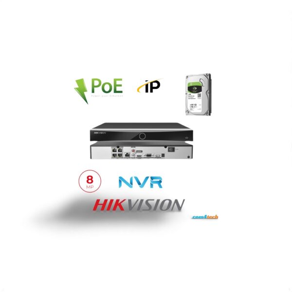 מערכת הקלטה היקוויז`ן NVR 4CH Hikvision DS-7604NXI-K1/4P POEמערכת הקלטה NVRנינגה תקשורת והנדסה בע"מ