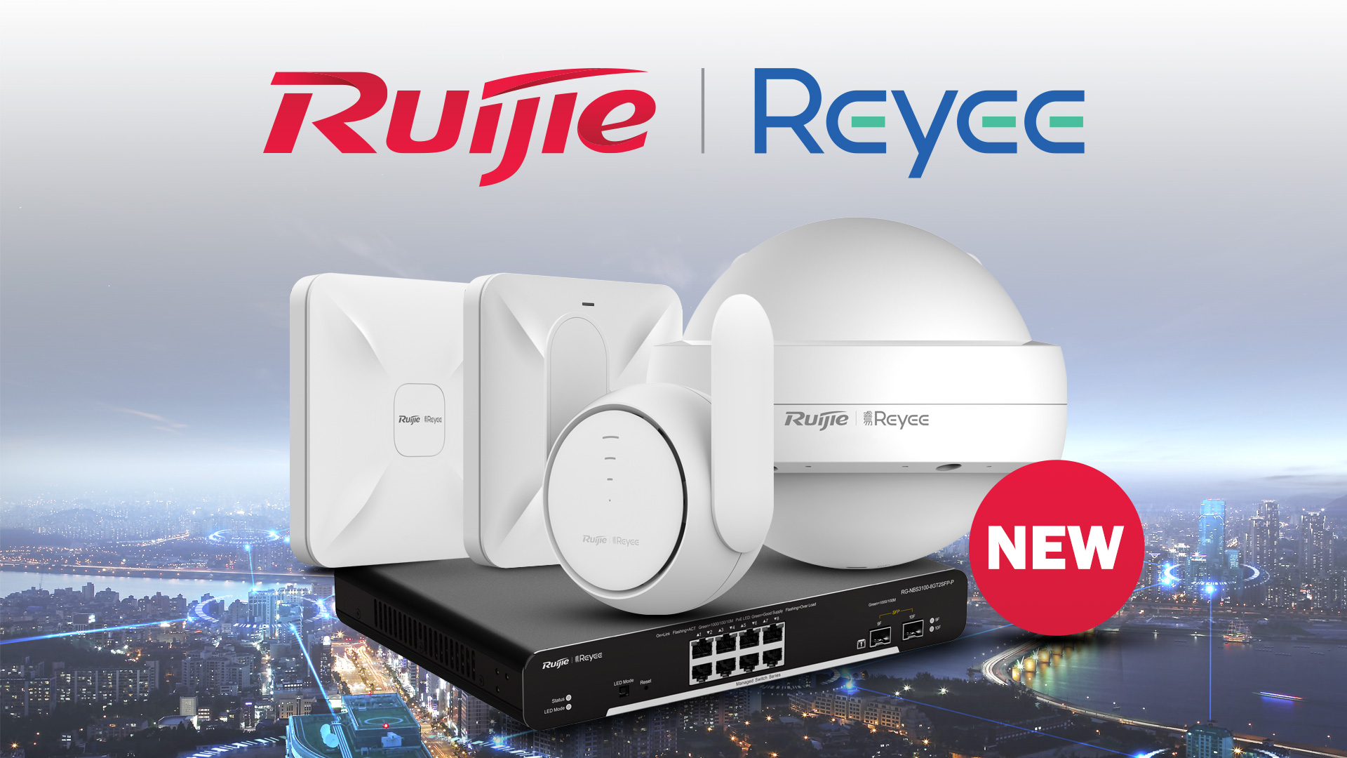 Ruijie Networks  עידן חדש של רשתות חכמות לעסקים  נינגה פתרונות תקשורת  נינגה פתרונות תקשורת
