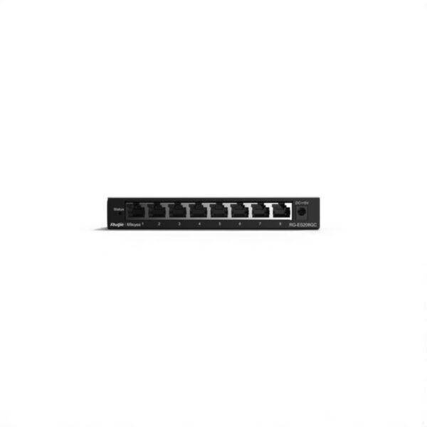 מתג מנוהל של Reyee Cloud RG-ES208GC 8-Port Gigabit Smart Switch-מתגים וסוויצי'ים-נינגה פתרונות תקשורת