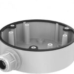 קופסת חיבורים HIKVISION מדגם DS1280ZJDM45 מיועד לשימוש עם מצלמות כיפה בצבע סגסוגת אלומיניום פתרון איכותי ועמיד להתקנה מקצועית של מערכות אבטחה  נינגה פתרונות תקשורת  נינגה פתרונות תקשורת