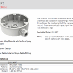 קופסת חיבורים HIKVISION מדגם DS1280ZJS מיועד לשימוש עם מצלמות צינור  מיני טורט בצבע סגסוגת אלומיניום פתרון איכותי ועמיד להתקנה מקצועית של מערכות אבטחה  נינגה פתרונות תקשורת  נינגה פתרונות תקשורת
