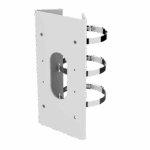 מתאם לעמוד HIKVISION מדגם DS1475ZJSUS מיועד לשימוש עם מצלמות צינור  כיפה  טורט בצבע פלדה אלחלד פתרון איכותי ועמיד להתקנה מקצועית של מערכות אבטחה  נינגה פתרונות תקשורת  נינגה פתרונות תקשורת